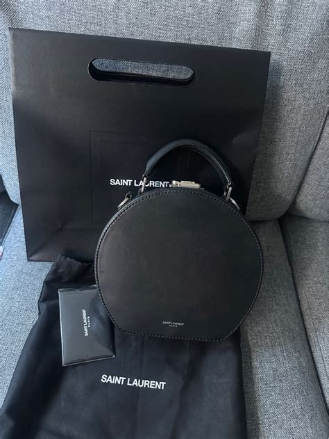 ysl mica bag|Saint Laurent Mica Medium Hat Box Crossbody Bag.